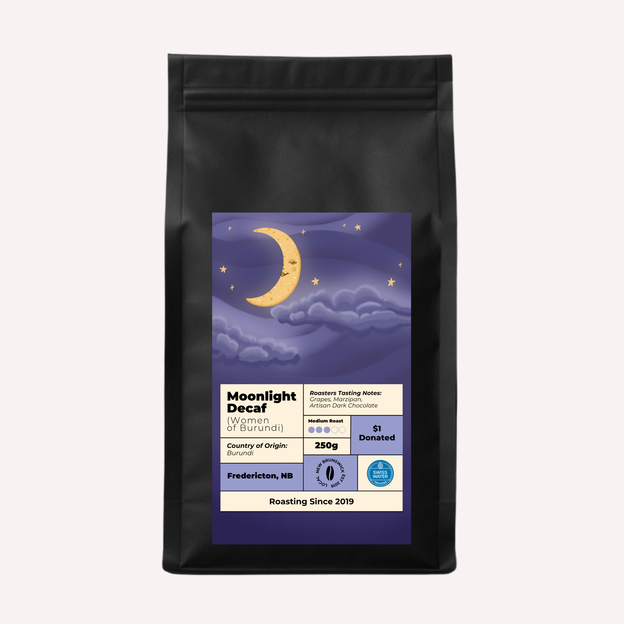 Moonlight Decaf (Women of Burundi) 250G – Milltown Roasters