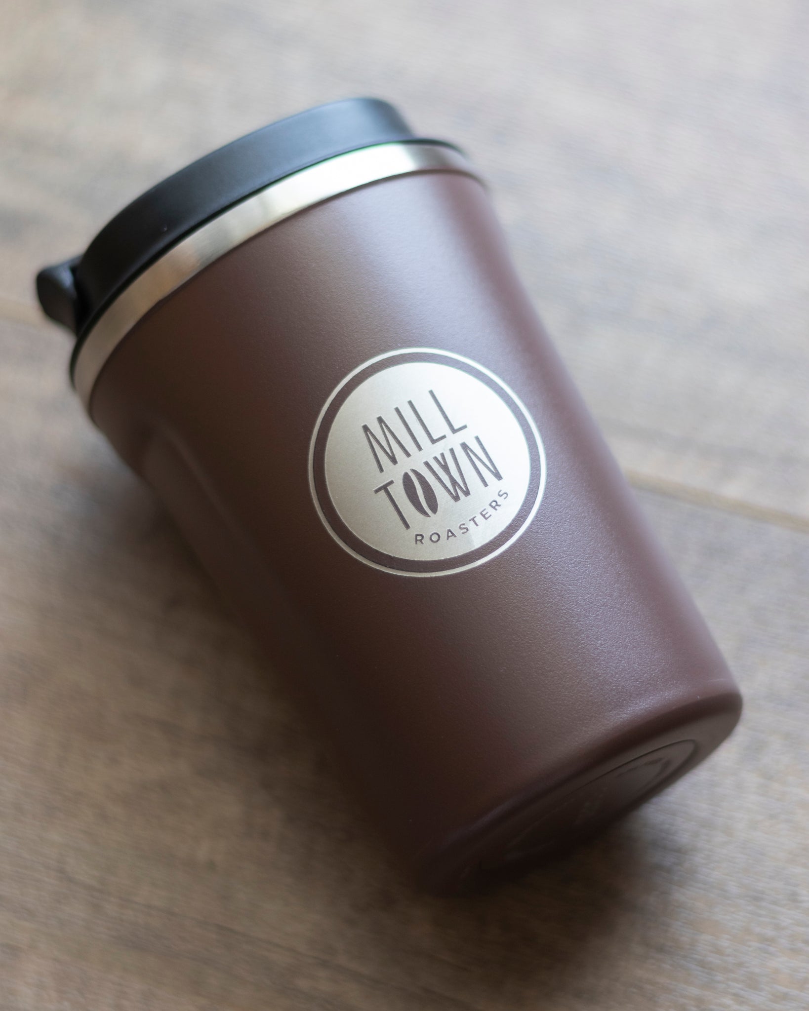 Rich Brown Coffee Thermos